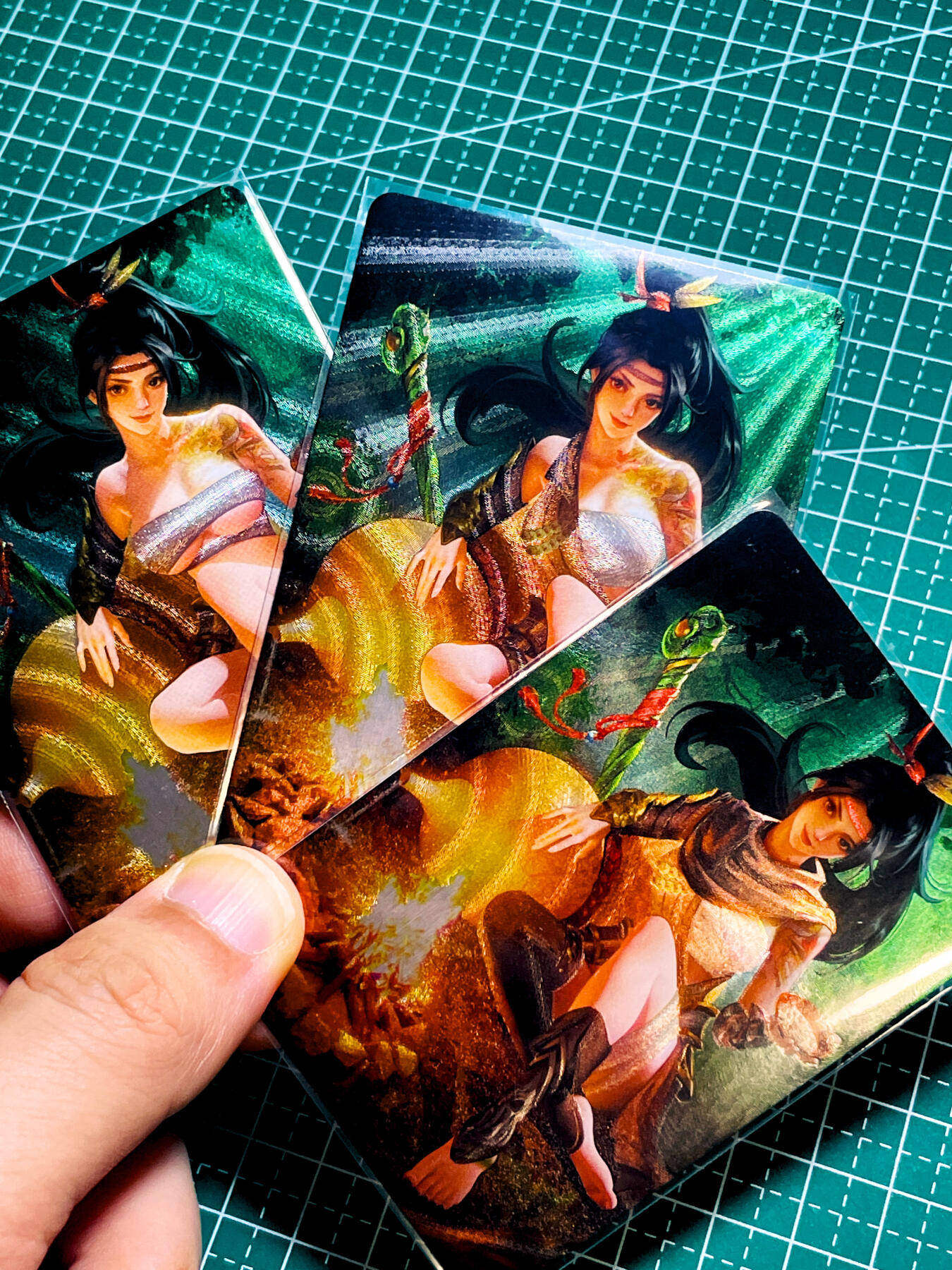 【关注参拍有赠卡】显眼宝31期  逝者如斯夫不舍昼夜 五月卡牌     原创五林系列卡   3建模   丐帮   共3张   粗闪精扣工艺  小卡尺寸  60*87