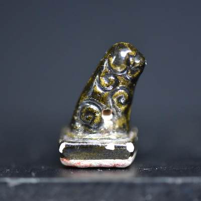 【良泉】【国庆精品场】10月2日晚19.30点开拍！ 222组，西方古代钱币、印章专场 - 【少见】19-20世纪【朝鲜？】狮子形陶瓷印章