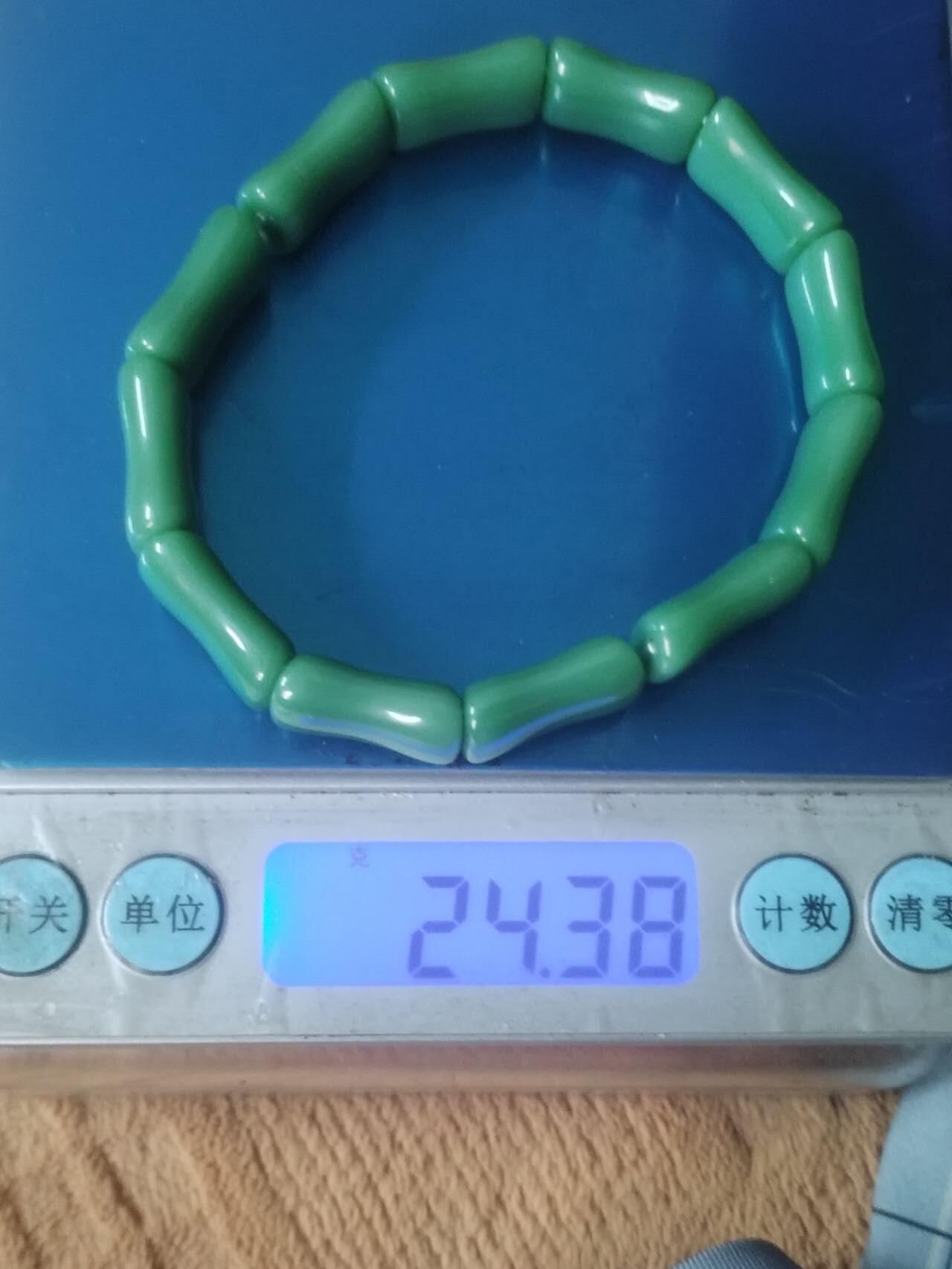 玉石 手串 手镯 手链 天然东陵玉 竹节手串。
