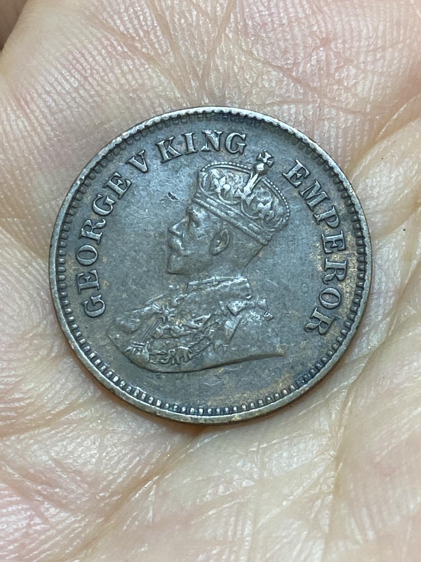 2025年第八十九场(总第一百一十五场）外国好品散币(免佣金) 好品–英属印度1921年1/2派斯(乔治五世时期，无标加尔各答造)