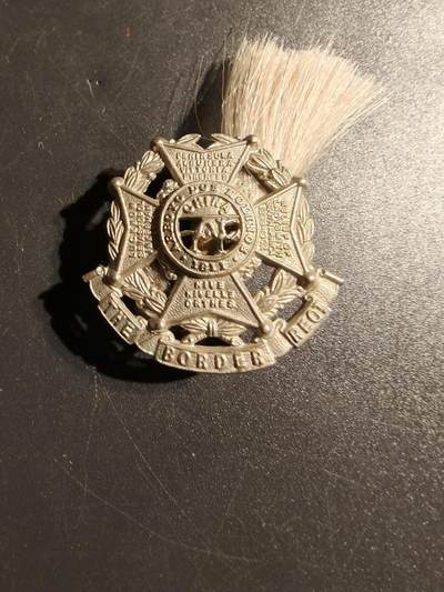 老王徽章第148期 - 英国边境步兵团领章   一战时期