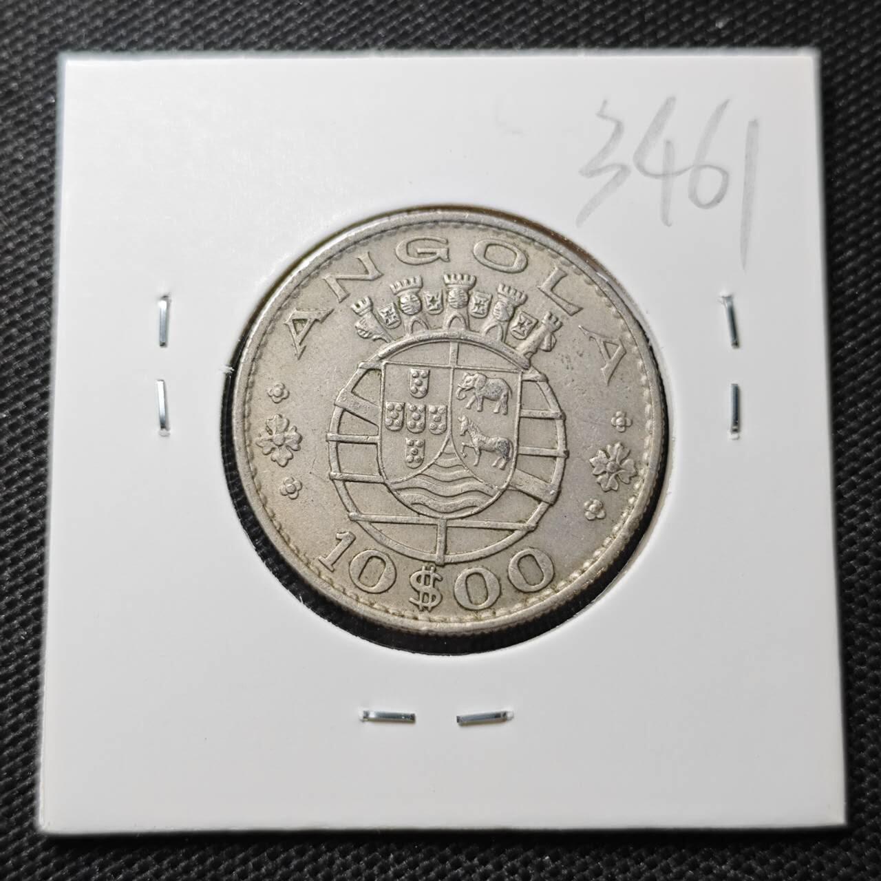 KK钱币收藏小铺 第334期 2月预留时间 周末发货 葡属安哥拉10埃斯库多 