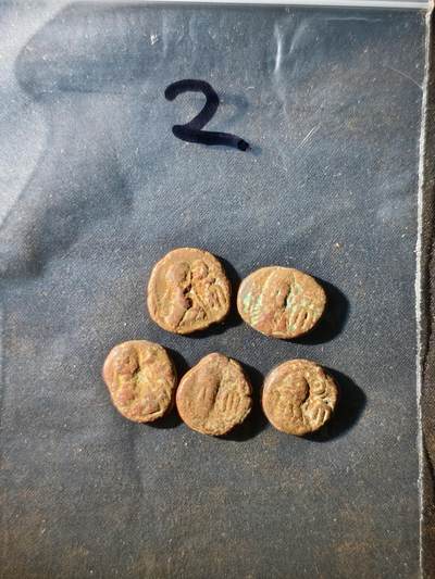 73期回流戒指饰品杂件纪念章丝路钱币专场 - 埃兰王朝铜币