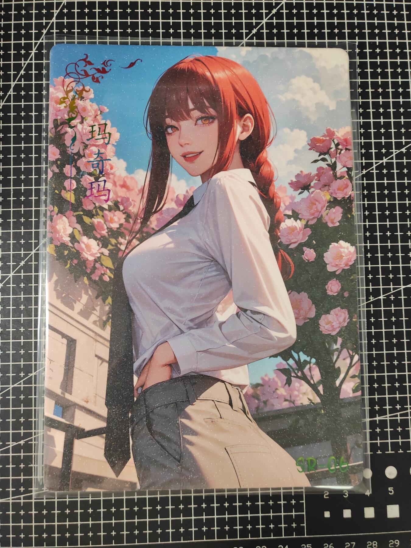 铃鹿第七期（提示一：自制卡难免瑕疵，可能存在撞角爆边等出厂瑕疵，介意慎拍；提示二：参拍请慎重，跑单押金不退的）） A5动漫美女磨砂大卡