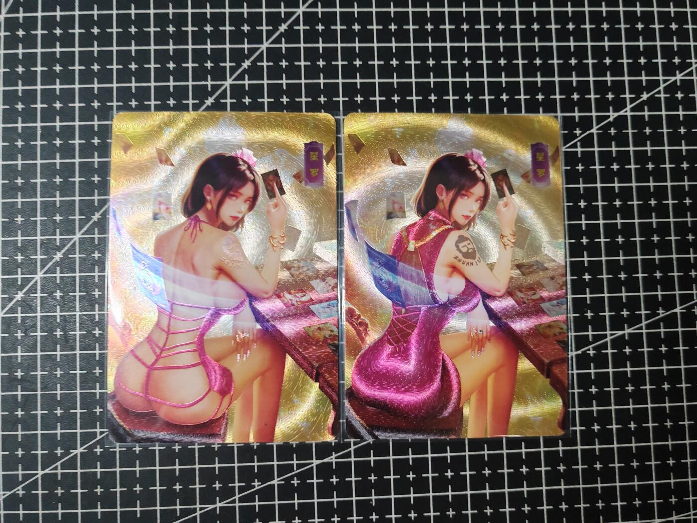 铃鹿第七期（提示一：自制卡难免瑕疵，可能存在撞角爆边等出厂瑕疵，介意慎拍；提示二：参拍请慎重，跑单押金不退的）） 砖家星罗小助手粗闪对卡