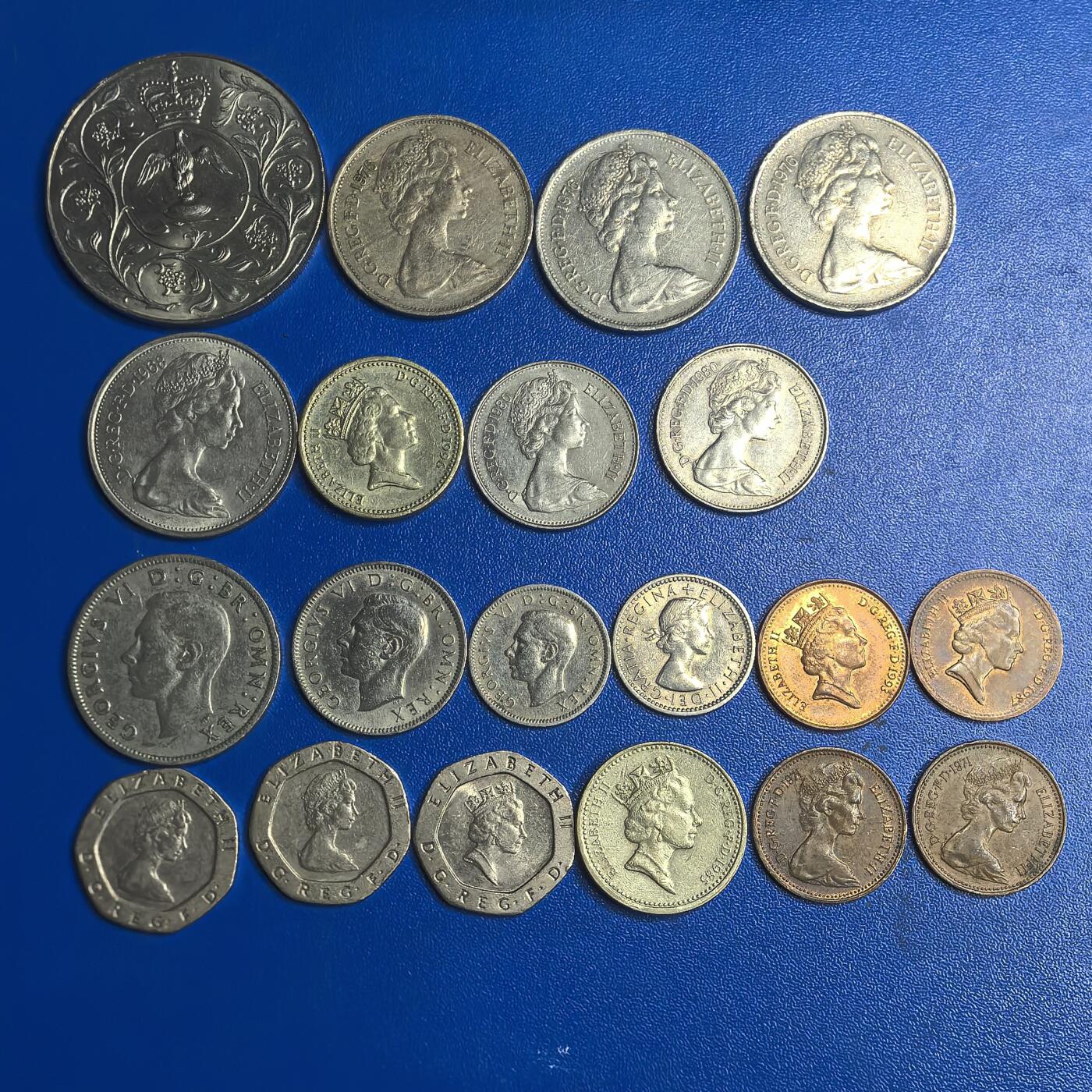 各国家硬币 无佣金 英国20个