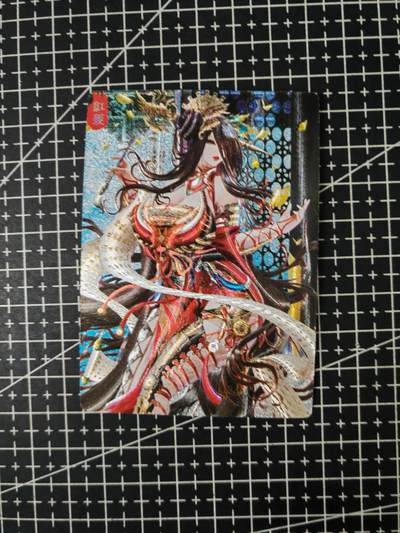 铃鹿第七期（提示一：自制卡难免瑕疵，可能存在撞角爆边等出厂瑕疵，介意慎拍；提示二：参拍请慎重，跑单押金不退的）） - 红菱粗闪单卡
