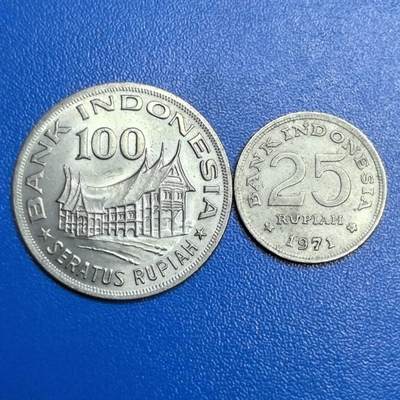 各国家硬币 无佣金 - 印度尼西亚2个