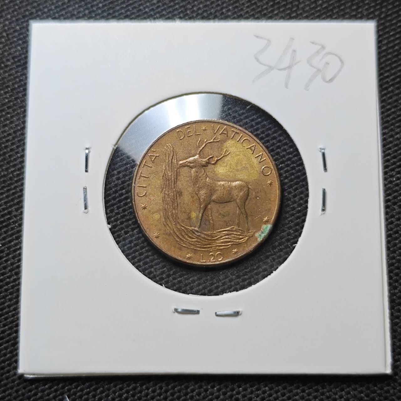 KK钱币收藏小铺 第334期 2月预留时间 周末发货  梵蒂冈