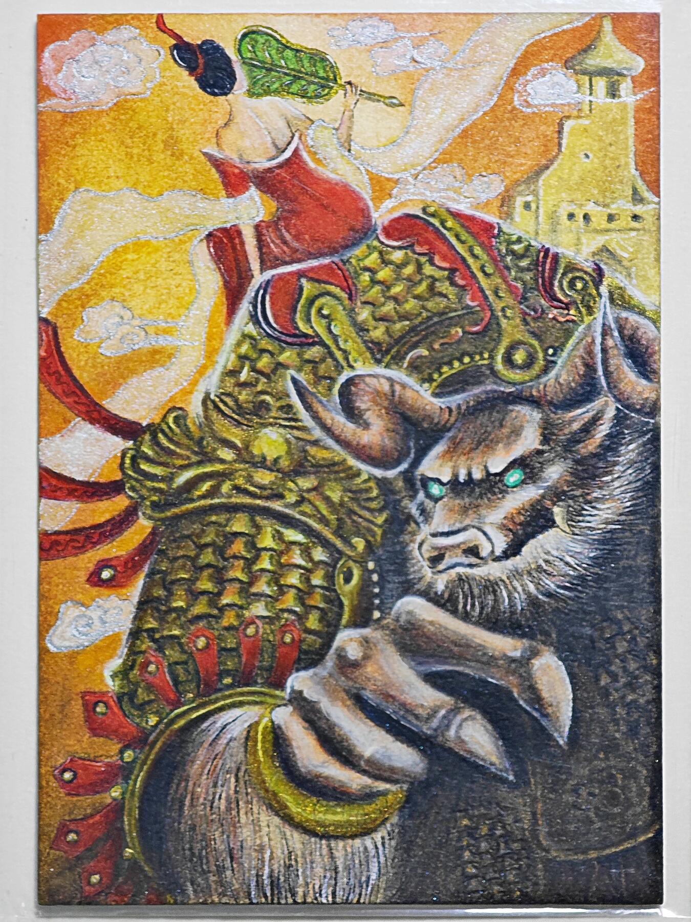 白泽拍卖卡牌手绘专场第24期（持续征集ING，白露暧秋色，月明清漏中）