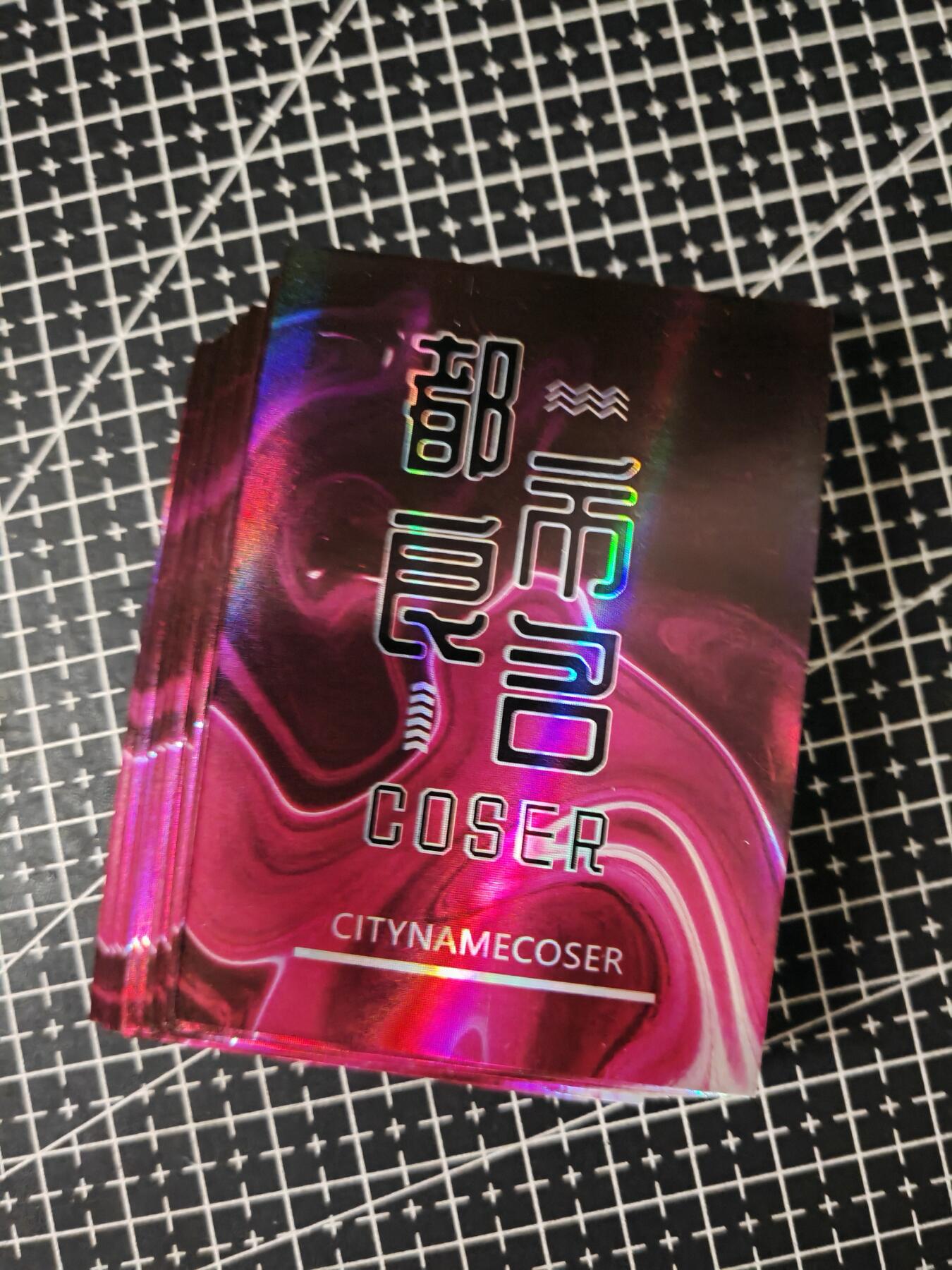 铃鹿第七期（提示一：自制卡难免瑕疵，可能存在撞角爆边等出厂瑕疵，介意慎拍；提示二：参拍请慎重，跑单押金不退的）） 都市良茗cos卡33张