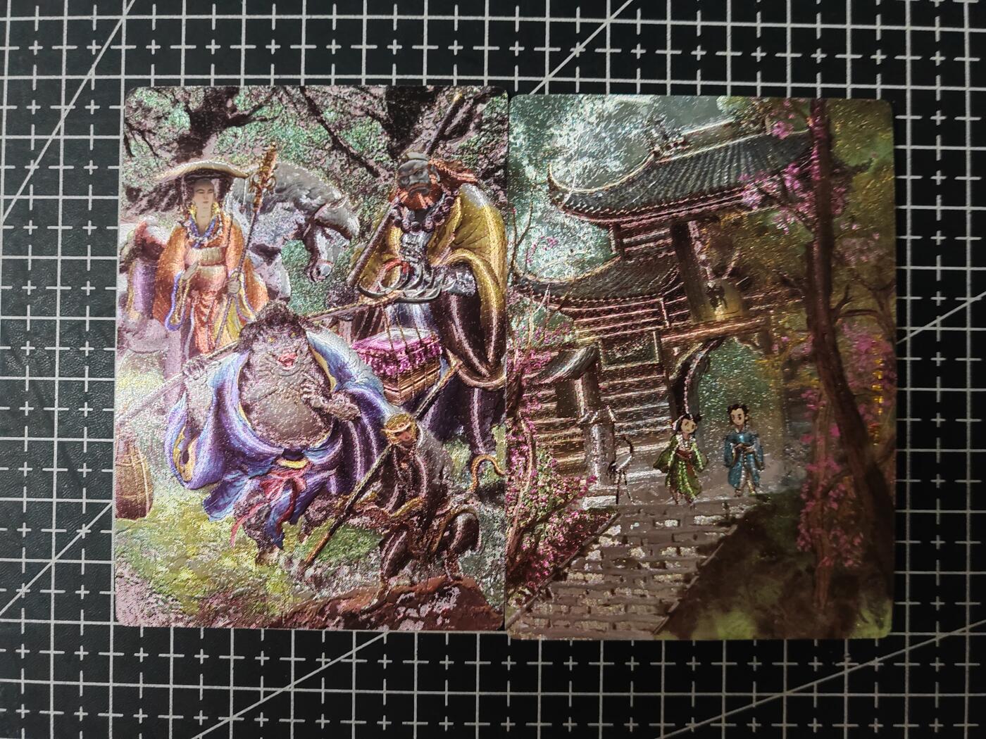 铃鹿第七期（提示一：自制卡难免瑕疵，可能存在撞角爆边等出厂瑕疵，介意慎拍；提示二：参拍请慎重，跑单押金不退的）） 一泡西游粗闪对卡