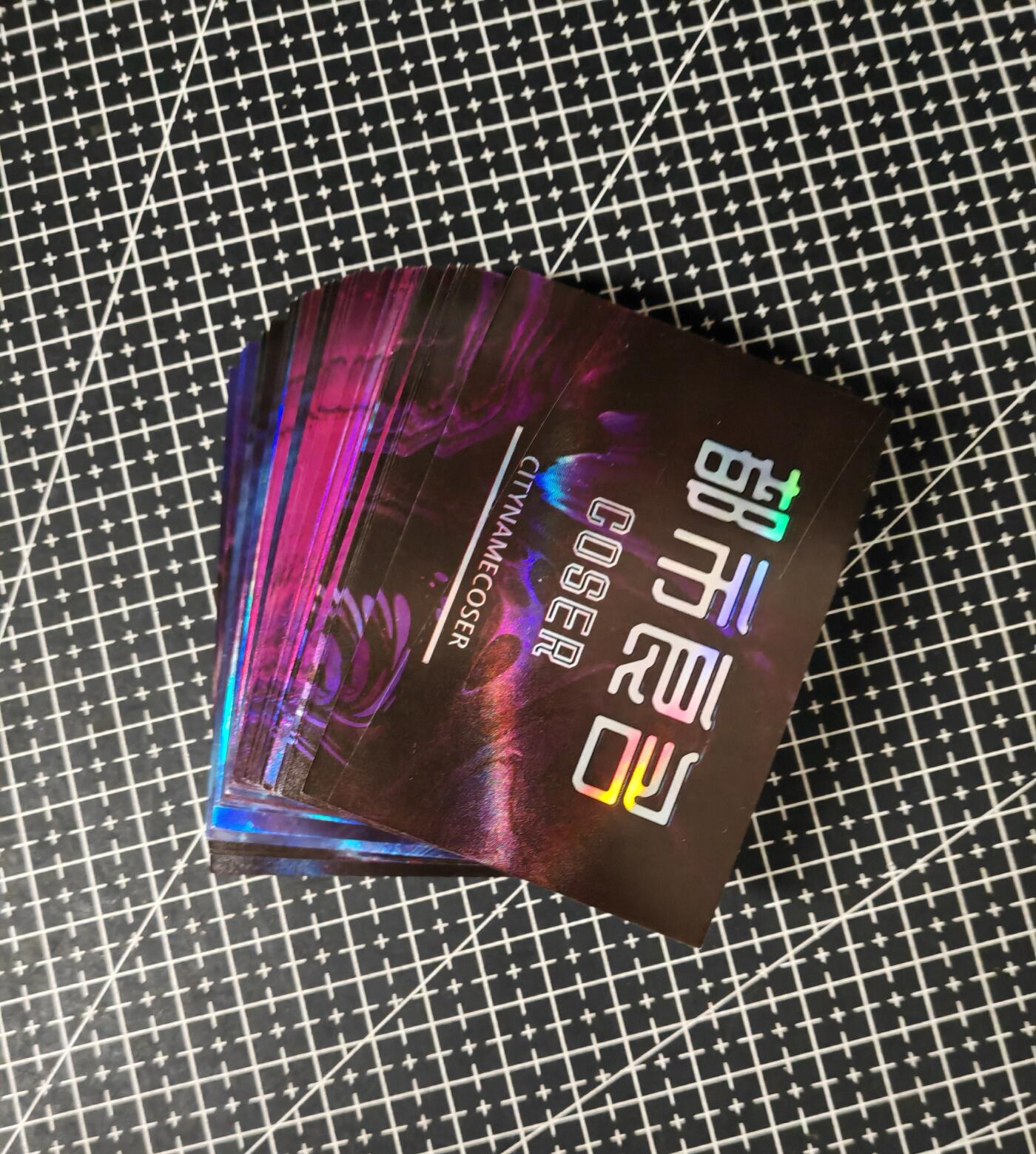 铃鹿第七期（提示一：自制卡难免瑕疵，可能存在撞角爆边等出厂瑕疵，介意慎拍；提示二：参拍请慎重，跑单押金不退的）） 都市良茗cos卡44张