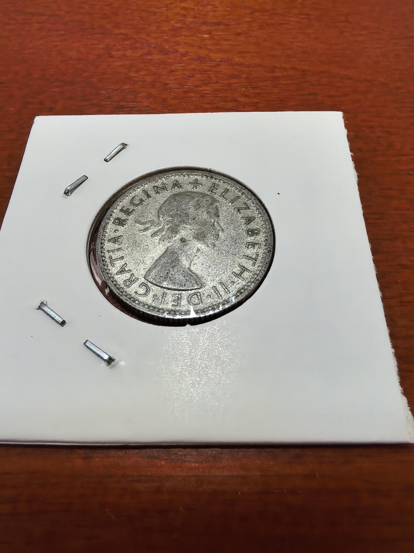 长老汇蛇年精选第四十四场拍卖 1953澳大利亚伊丽莎白二世1先令绵羊银币，首年份