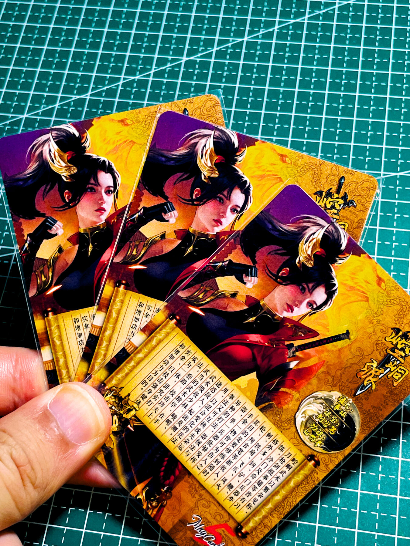 【关注参拍有赠卡】显眼宝31期  逝者如斯夫不舍昼夜 五月卡牌     原创五林系列卡   3建模   崆峒派   共3张   粗闪精扣工艺  小卡尺寸  60*87