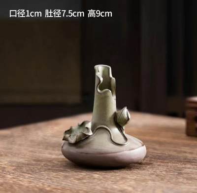 仿古陶瓷小花瓶专场 - 手捏禅意花瓶五