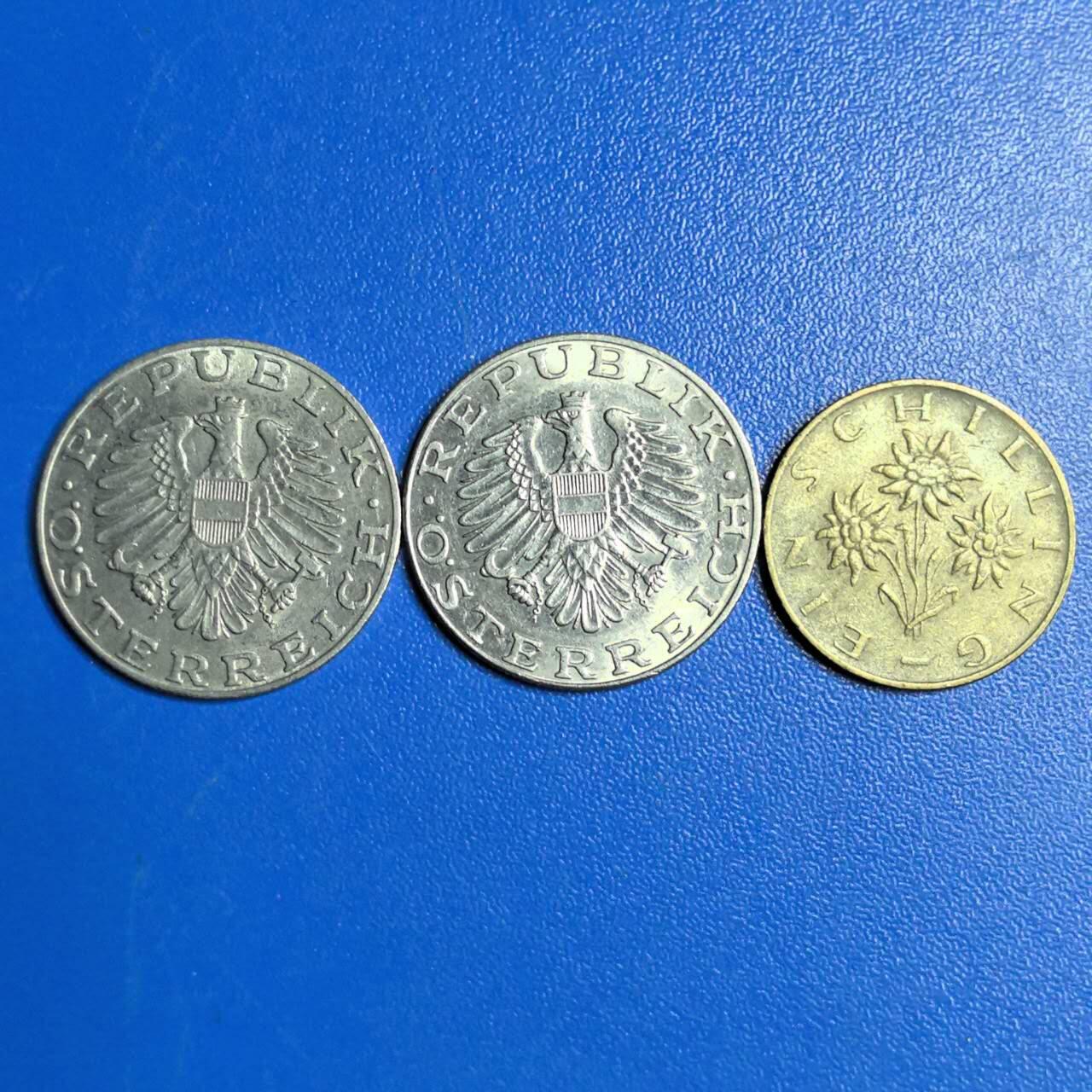 各国家硬币 无佣金 奥地利3个