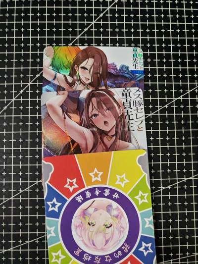 铃鹿第七期（提示一：自制卡难免瑕疵，可能存在撞角爆边等出厂瑕疵，介意慎拍；提示二：参拍请慎重，跑单押金不退的）） - 本子封面彩闪艺术对卡