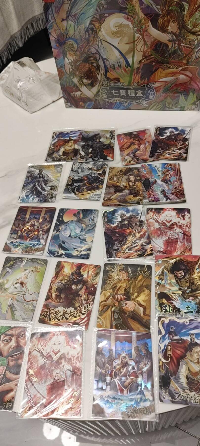 秋原瞳的小店第二十二期（持续收拍，又到了吃火锅串串的季节） 卡游三国19张不同活动卡，一次看过瘾，共计20张