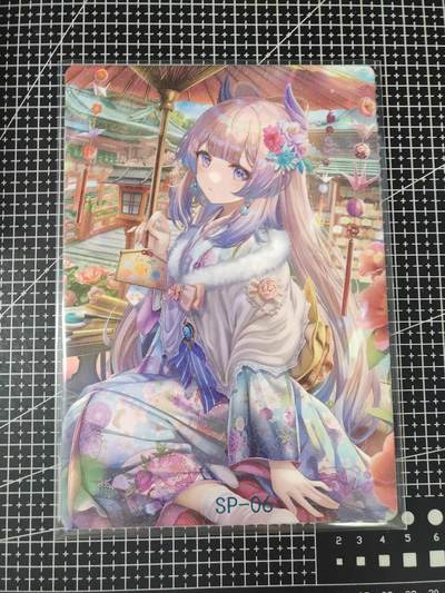 铃鹿第七期（提示一：自制卡难免瑕疵，可能存在撞角爆边等出厂瑕疵，介意慎拍；提示二：参拍请慎重，跑单押金不退的）） - A5动漫美女磨砂大卡