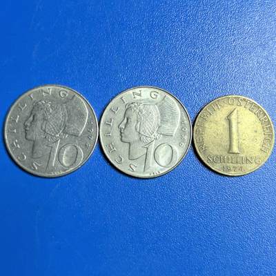 各国家硬币 无佣金 - 奥地利3个