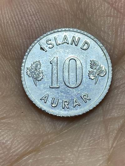2025年第八十九场(总第一百一十五场）外国好品散币(免佣金) - 冰岛🇮🇸1970年10奥拉(共和国时期第一套第二版，铝材质版，首发年)