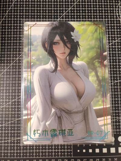 铃鹿第七期（提示一：自制卡难免瑕疵，可能存在撞角爆边等出厂瑕疵，介意慎拍；提示二：参拍请慎重，跑单押金不退的）） - A5动漫美女磨砂大卡