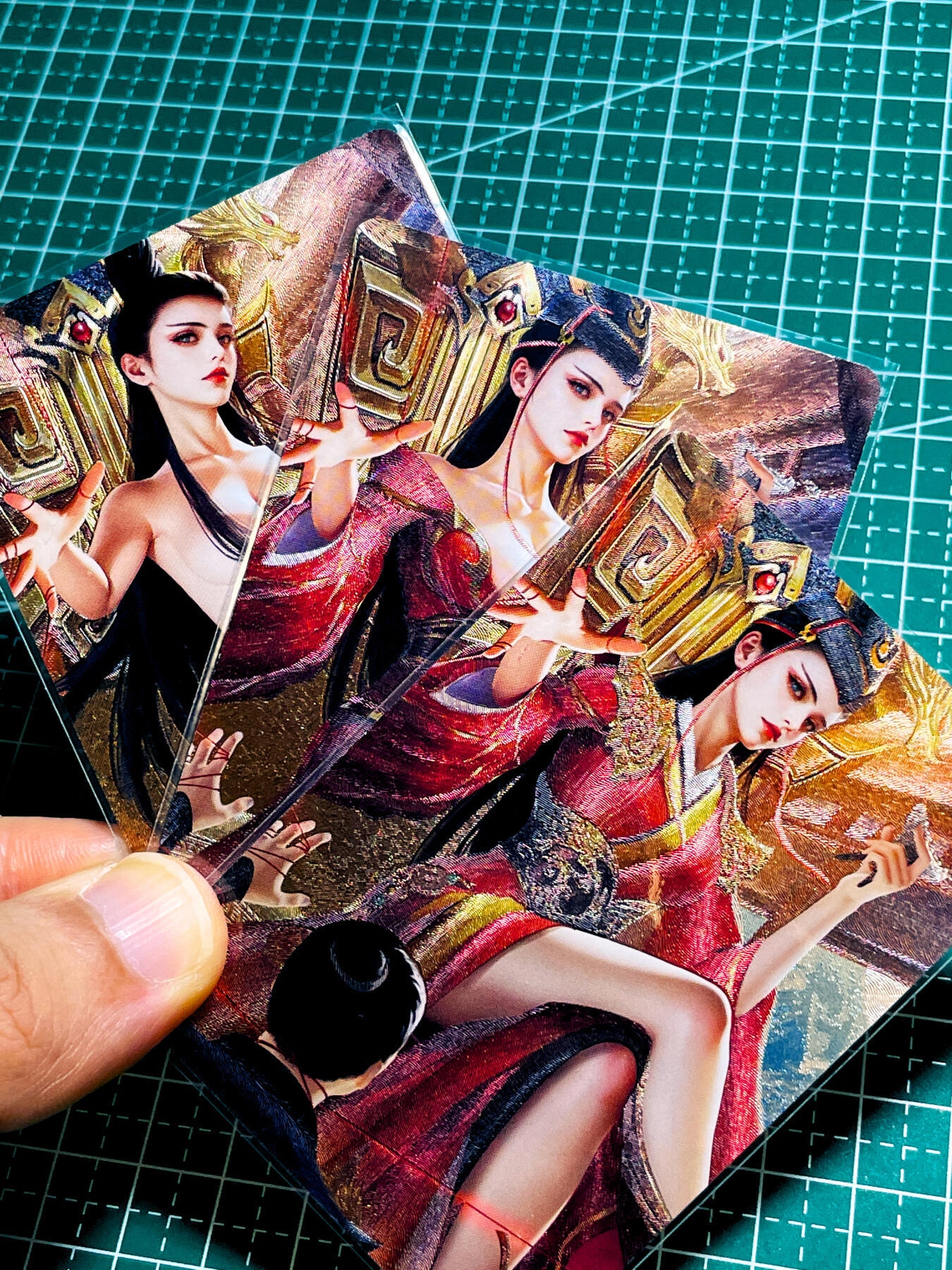 【关注参拍有赠卡】显眼宝31期  逝者如斯夫不舍昼夜 五月卡牌     原创五林系列卡   3建模   日月神教   共3张   粗闪精扣工艺  小卡尺寸  60*87
