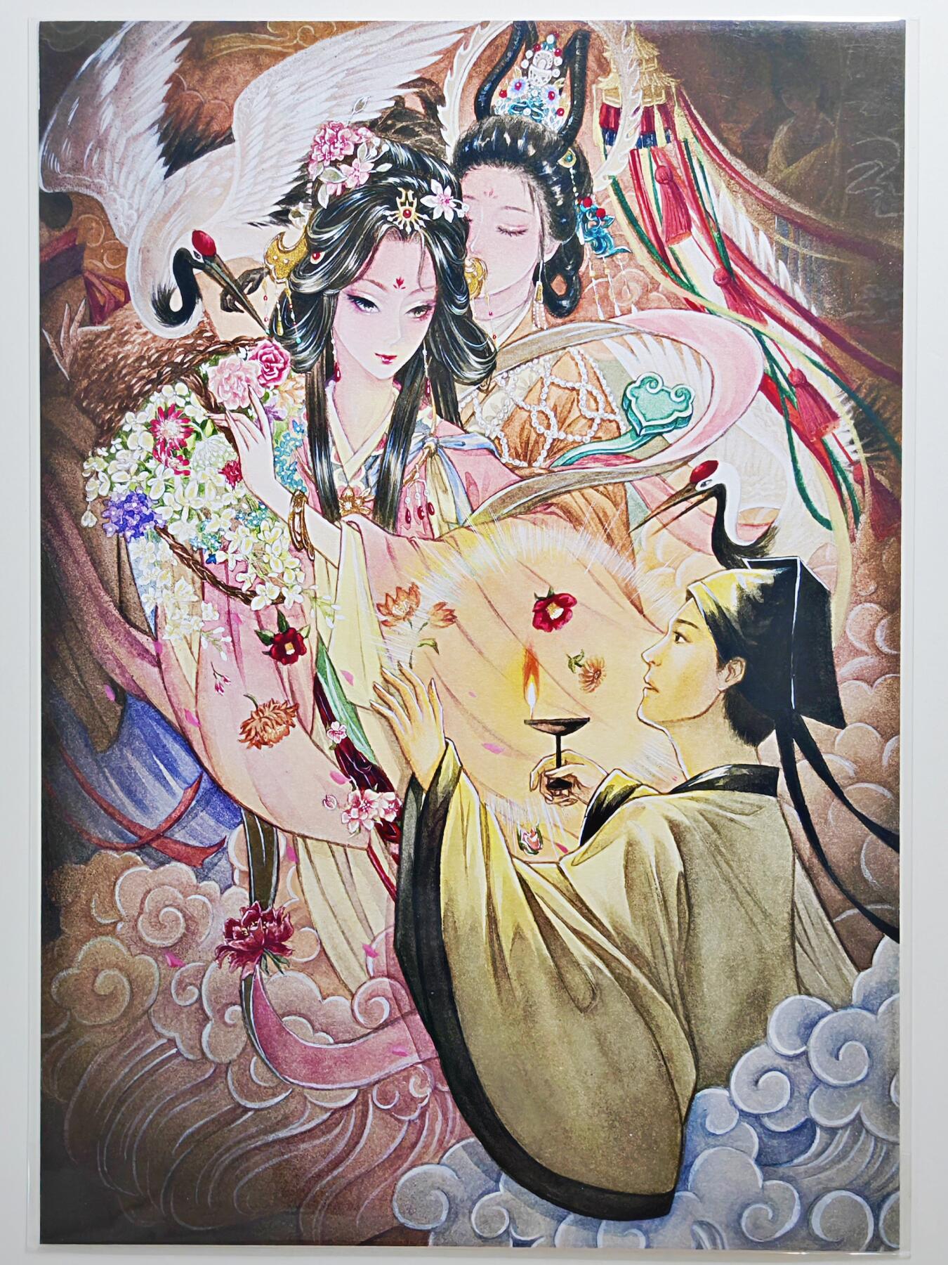 白泽拍卖卡牌手绘专场第24期（持续征集ING，白露暧秋色，月明清漏中）