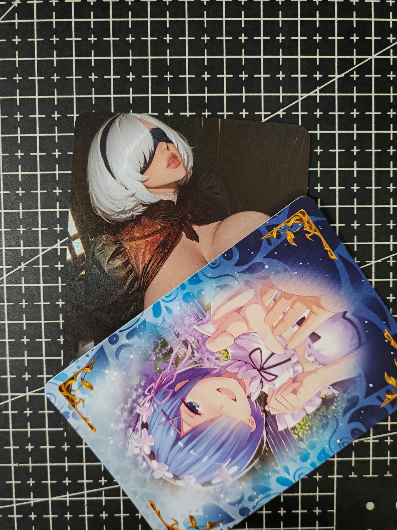 铃鹿第七期（提示一：自制卡难免瑕疵，可能存在撞角爆边等出厂瑕疵，介意慎拍；提示二：参拍请慎重，跑单押金不退的）） 2B艺术彩闪单卡