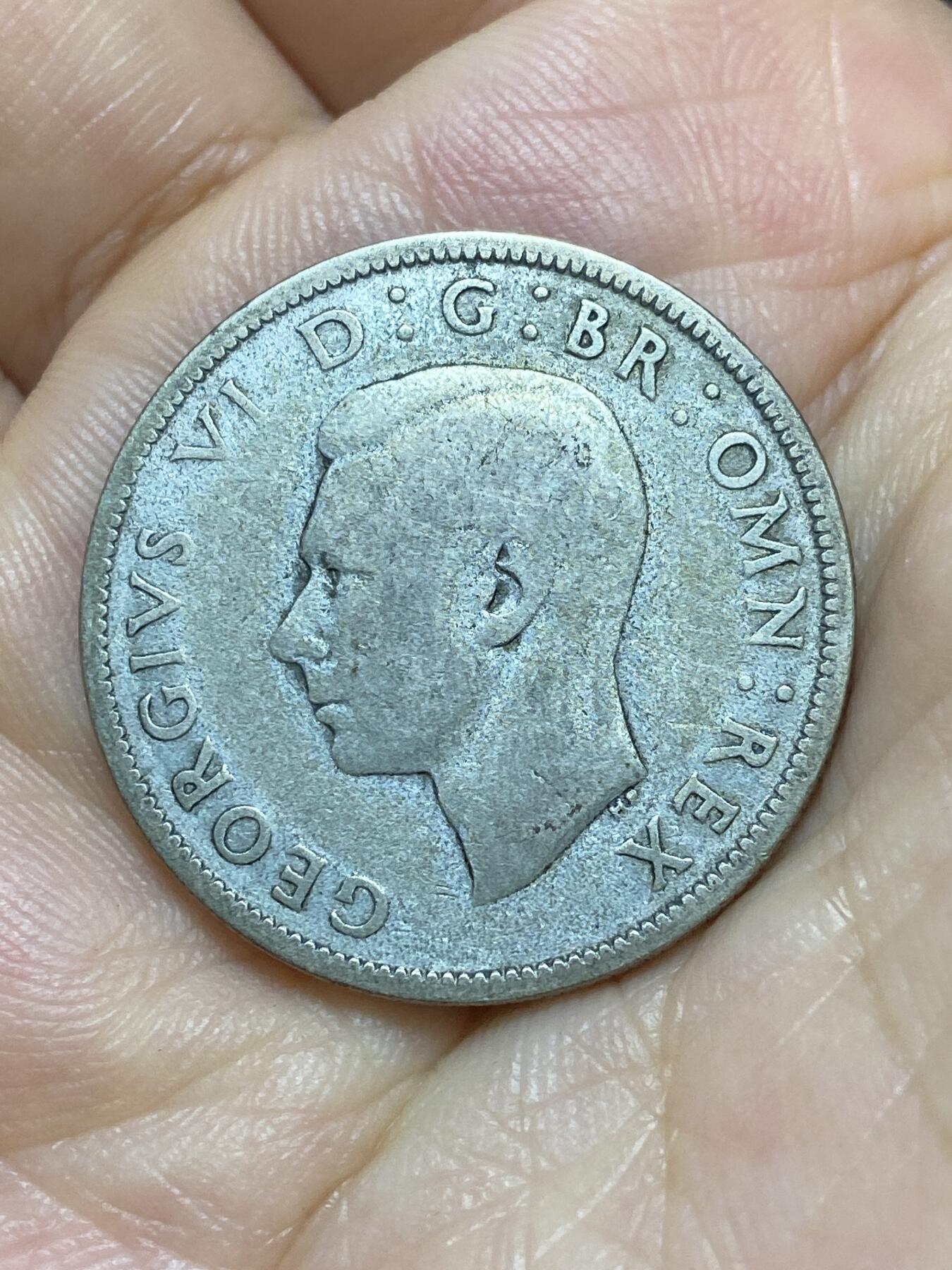 2025年第八十九场(总第一百一十五场）外国好品散币(免佣金) 英国🇬🇧1939年1弗洛林银币(乔治六世第一版，500银)