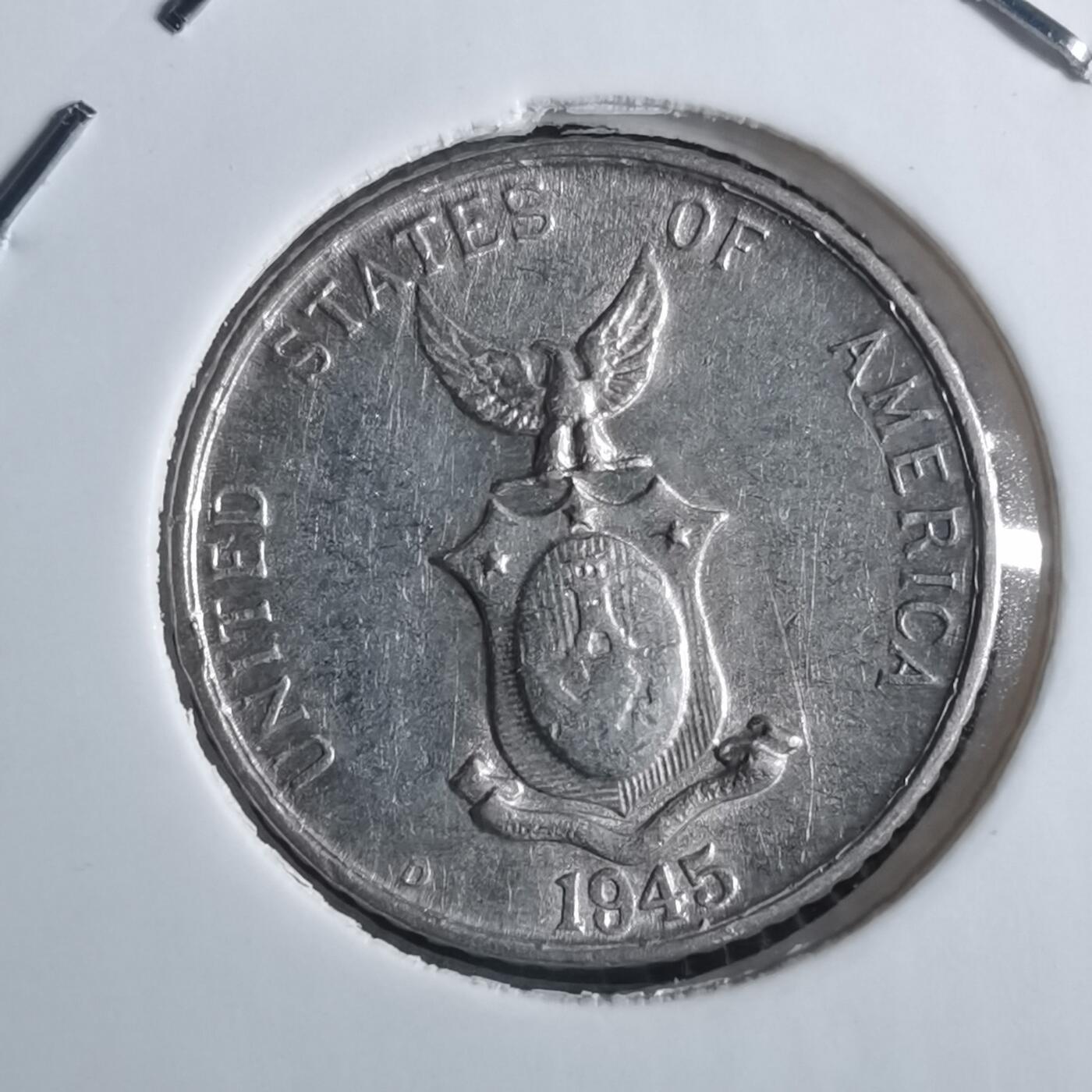 沼泽如烟--第835场 菲律宾1945年十分银币