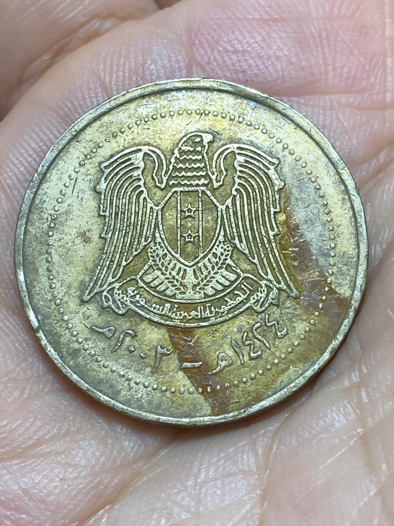 2025年第八十九场(总第一百一十五场）外国好品散币(免佣金) 叙利亚🇸🇾2003单年份10镑