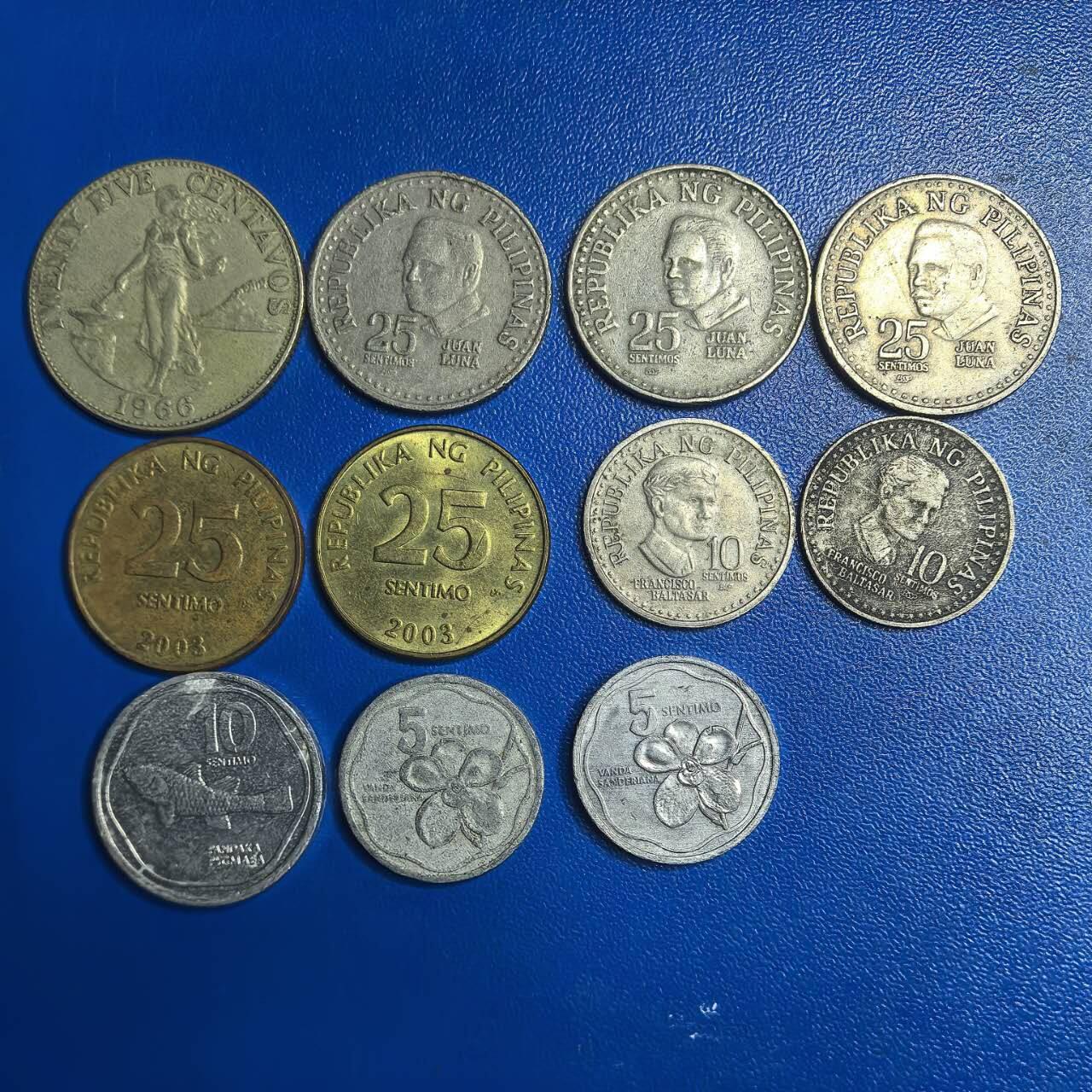 各国家硬币 无佣金 菲律宾11个