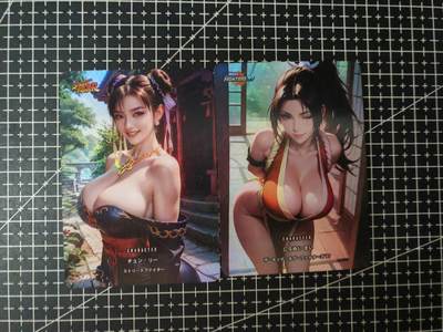 铃鹿第七期（提示一：自制卡难免瑕疵，可能存在撞角爆边等出厂瑕疵，介意慎拍；提示二：参拍请慎重，跑单押金不退的）） - 春丽火舞彩闪对卡