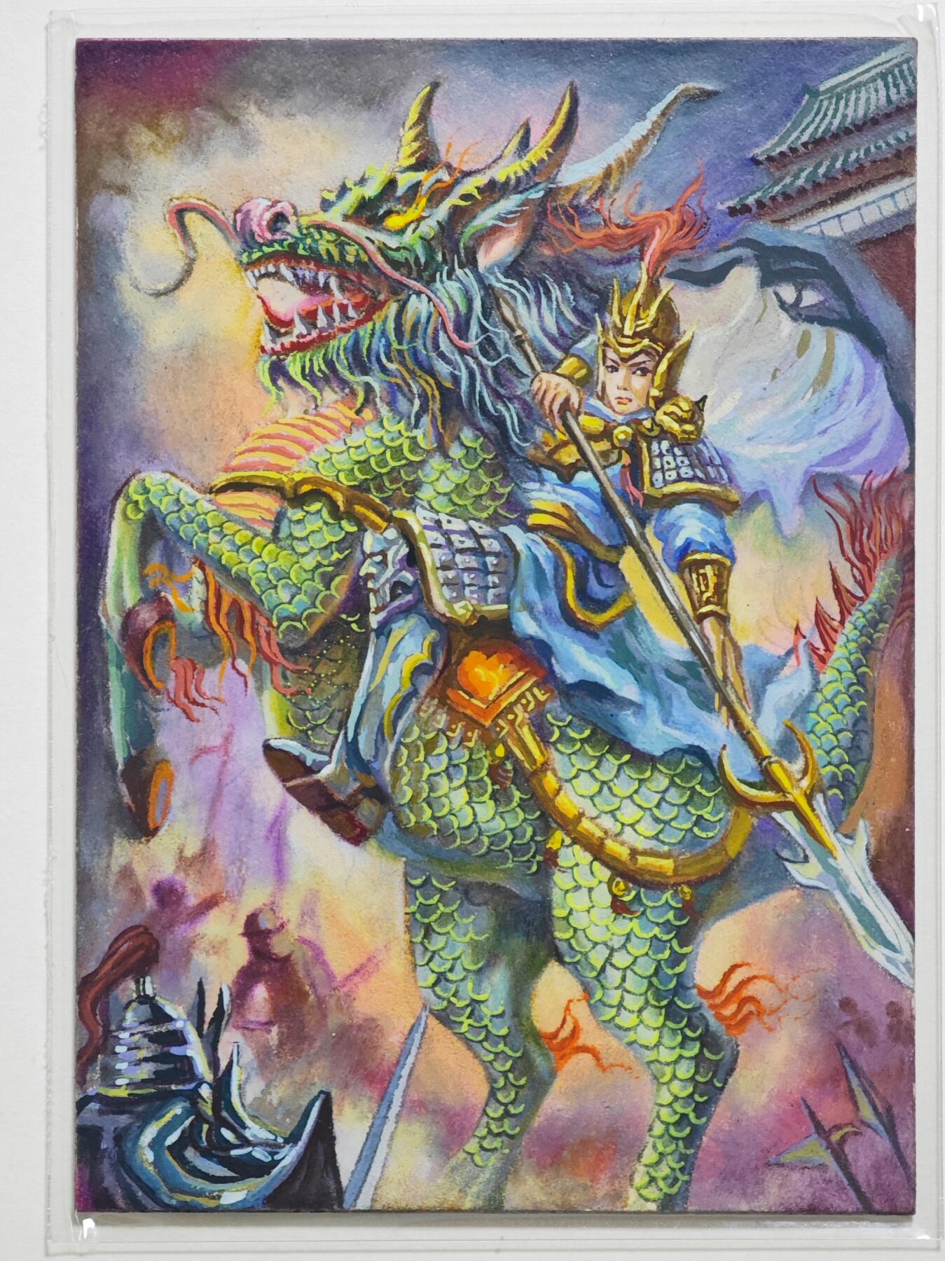 白泽拍卖卡牌手绘专场第24期（持续征集ING，白露暧秋色，月明清漏中）