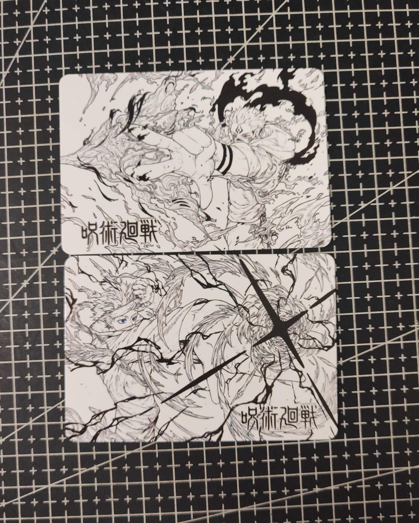 铃鹿第七期（提示一：自制卡难免瑕疵，可能存在撞角爆边等出厂瑕疵，介意慎拍；提示二：参拍请慎重，跑单押金不退的）） 咒术回战彩闪对卡