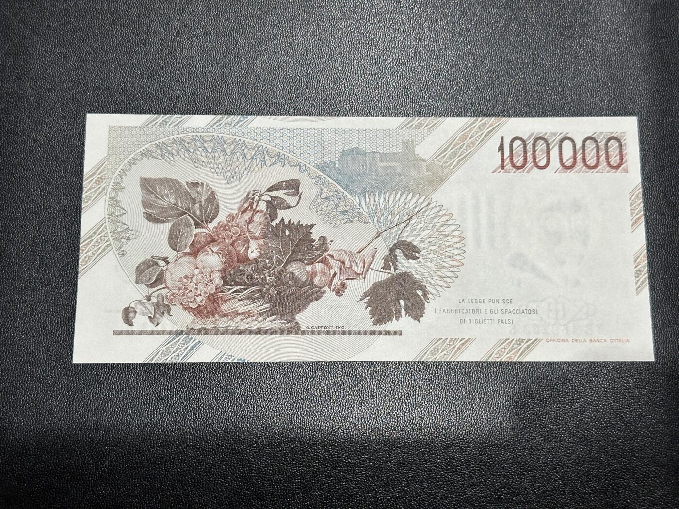 《外钞收藏家》第五百六十六期（本期精选热门裸币、优质评级币）（本平台长期征集拍品、欢迎藏友们联系合作） 1983年意大利10万里拉 全新UNC 无47