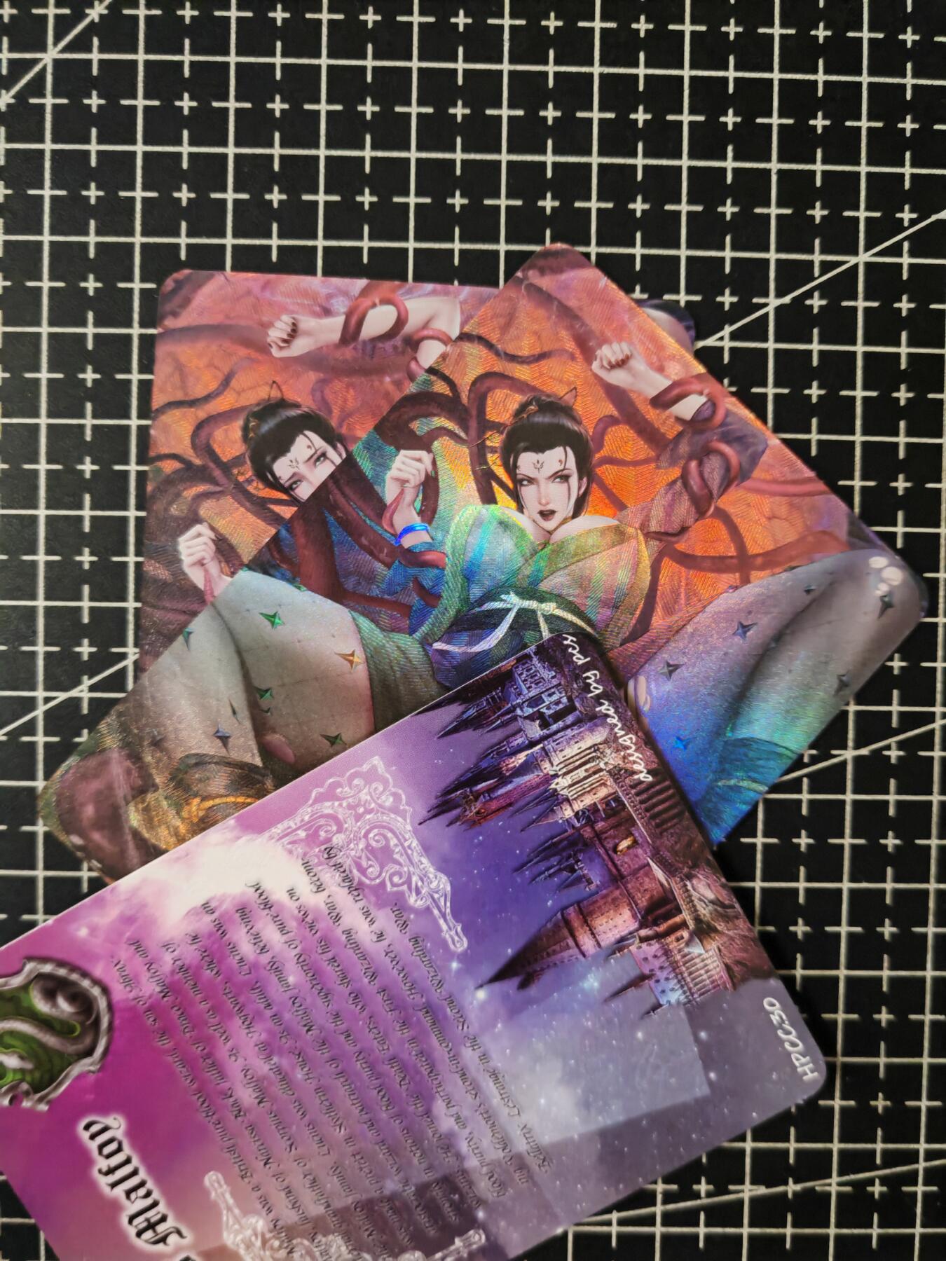 铃鹿第七期（提示一：自制卡难免瑕疵，可能存在撞角爆边等出厂瑕疵，介意慎拍；提示二：参拍请慎重，跑单押金不退的）） 柳钢蛋彩闪艺术对卡1