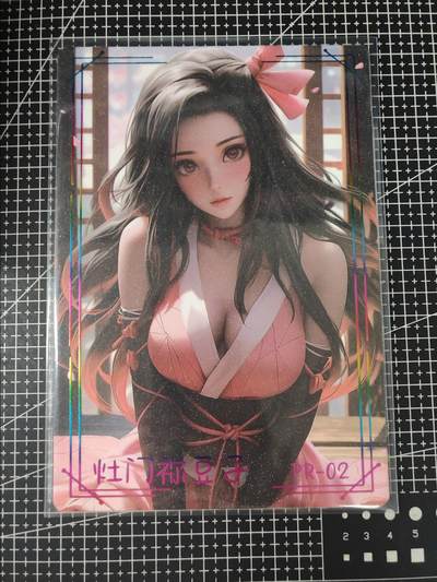 铃鹿第七期（提示一：自制卡难免瑕疵，可能存在撞角爆边等出厂瑕疵，介意慎拍；提示二：参拍请慎重，跑单押金不退的）） - A5动漫美女磨砂大卡