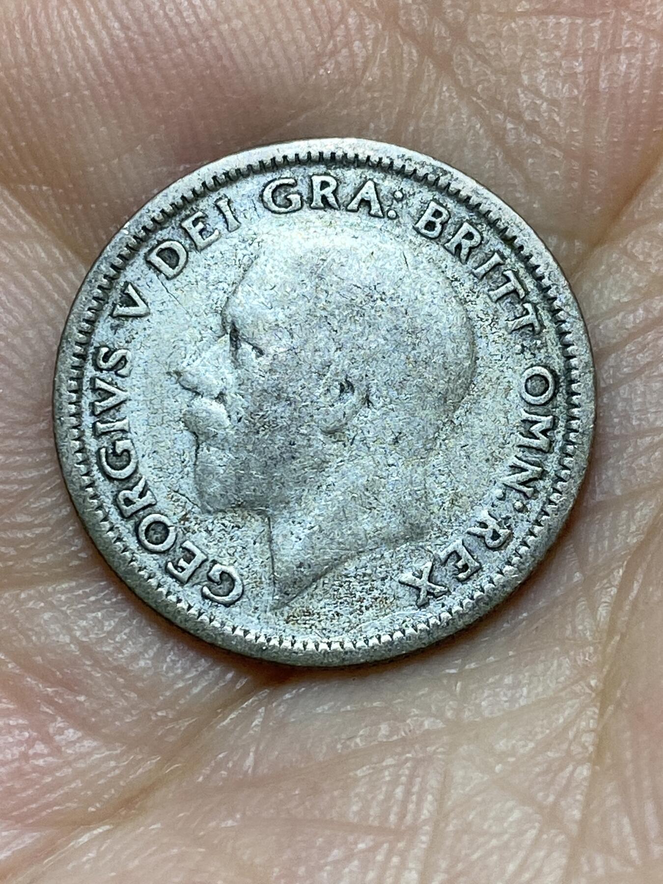 2025年第八十九场(总第一百一十五场）外国好品散币(免佣金) 英国🇬🇧1926年6便士银币(乔治五世第三版，500银)