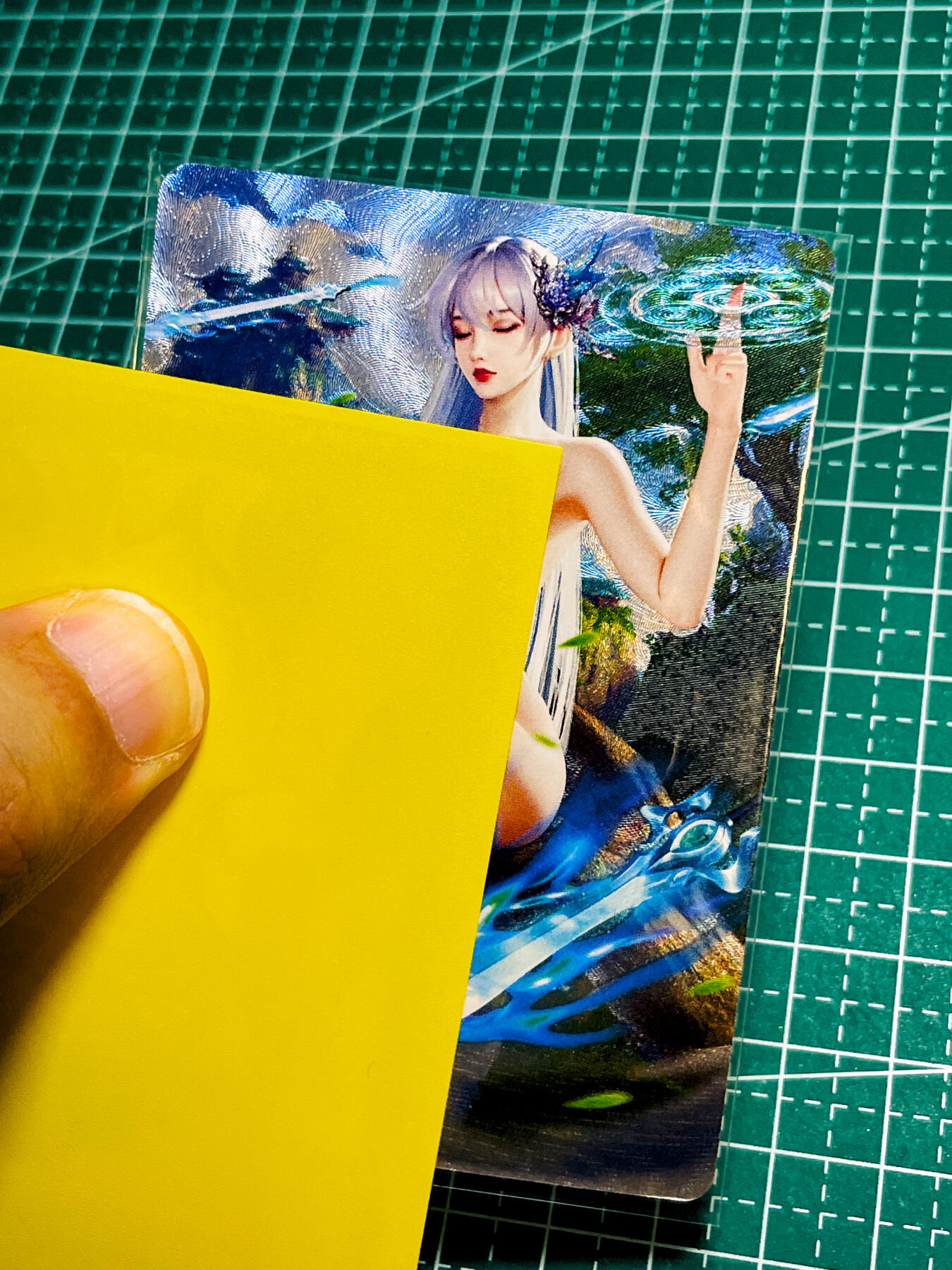 【关注参拍有赠卡】显眼宝31期  逝者如斯夫不舍昼夜 五月卡牌     原创五林系列卡   3建模   积分卡昆仑派艺术卡   共1张   粗闪精扣工艺  小卡尺寸  60*87
