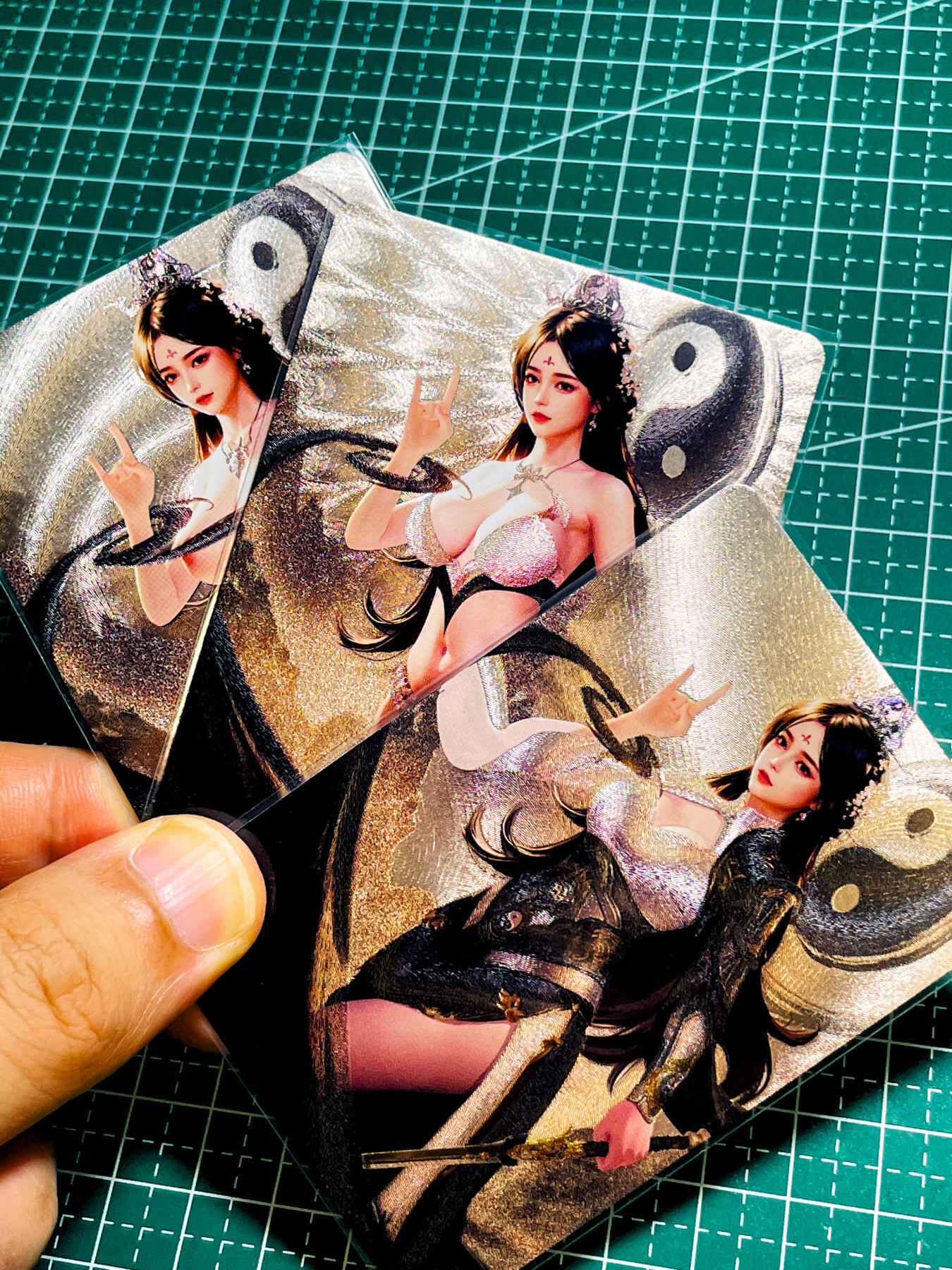 【关注参拍有赠卡】显眼宝31期  逝者如斯夫不舍昼夜 五月卡牌     原创五林系列卡   3建模   武当   共3张   粗闪精扣工艺  小卡尺寸  60*87