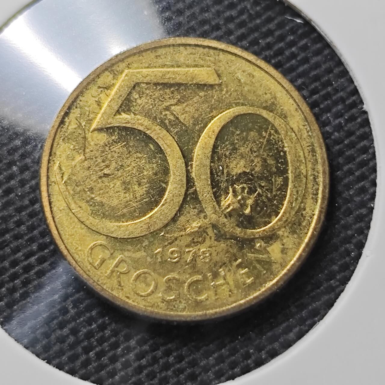 KK钱币收藏小铺 第334期 2月预留时间 周末发货  1978奥地利50格罗申精制币