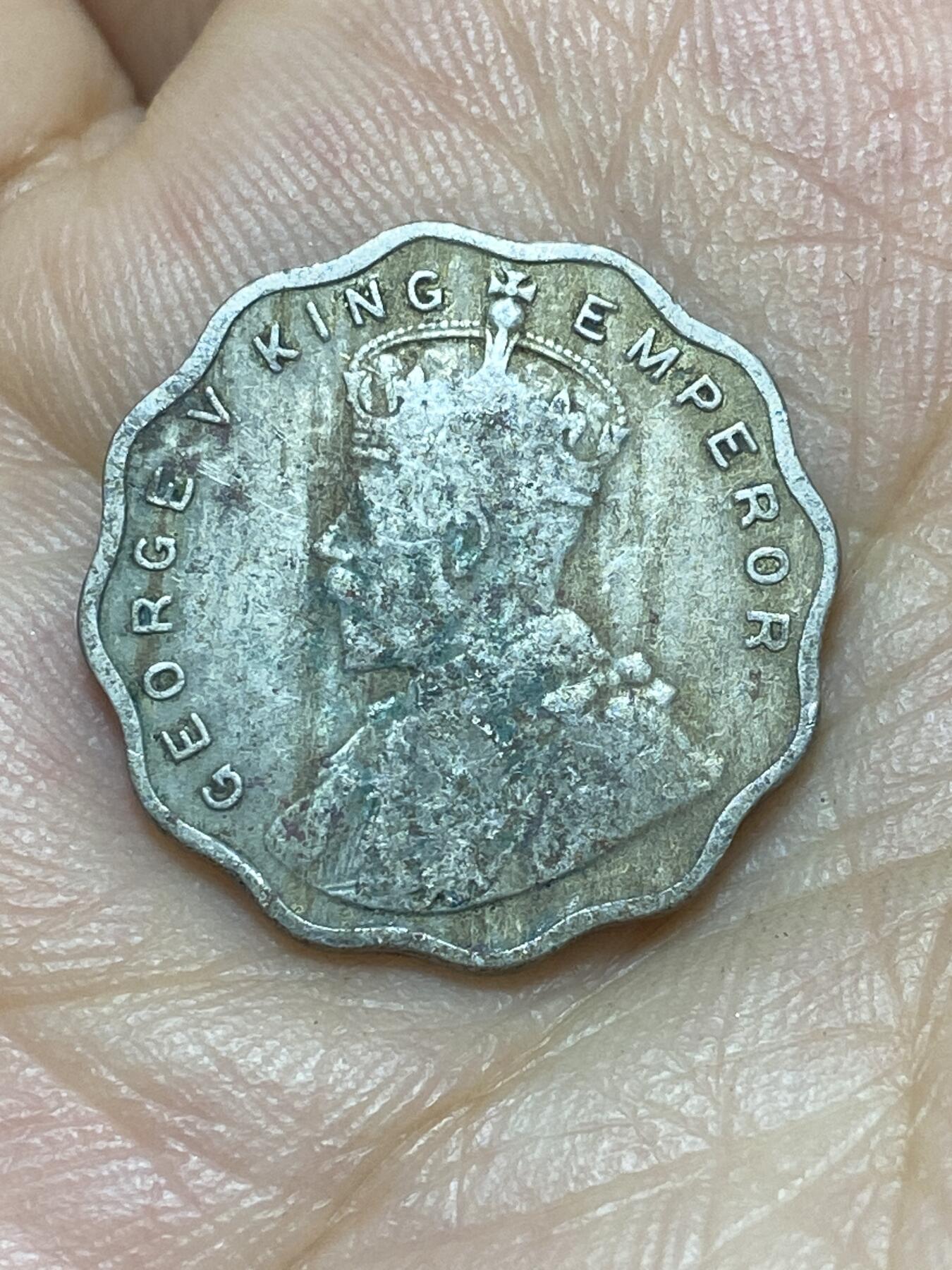 2025年第八十九场(总第一百一十五场）外国好品散币(免佣金) 英属印度1917年1安娜(乔治五世时期，b版孟买造)