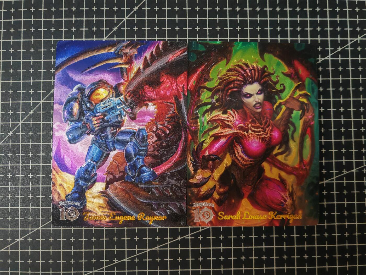 铃鹿第七期（提示一：自制卡难免瑕疵，可能存在撞角爆边等出厂瑕疵，介意慎拍；提示二：参拍请慎重，跑单押金不退的）） 炉石传说粗闪对卡1