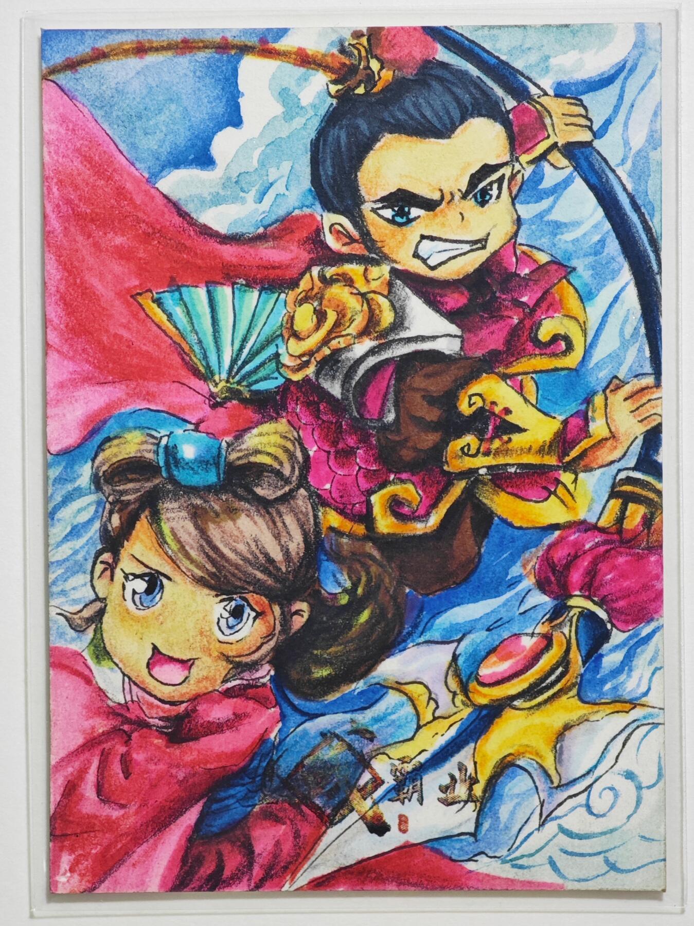 白泽拍卖卡牌手绘专场第24期（持续征集ING，白露暧秋色，月明清漏中）