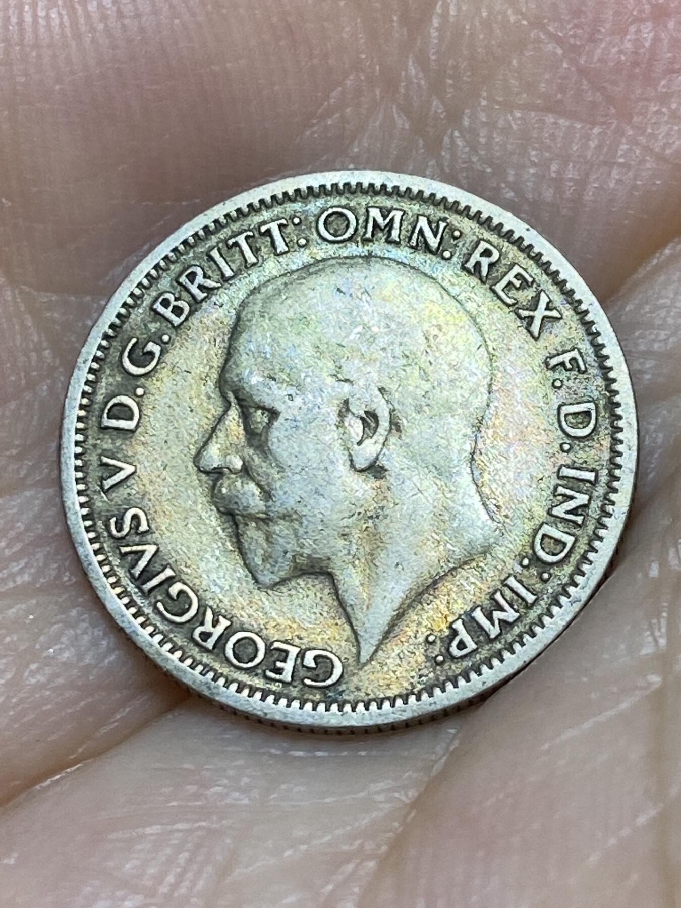 2025年第八十九场(总第一百一十五场）外国好品散币(免佣金) 英国🇬🇧1936年6便士银币(乔治五世逝世年，第五版关门年，500银)