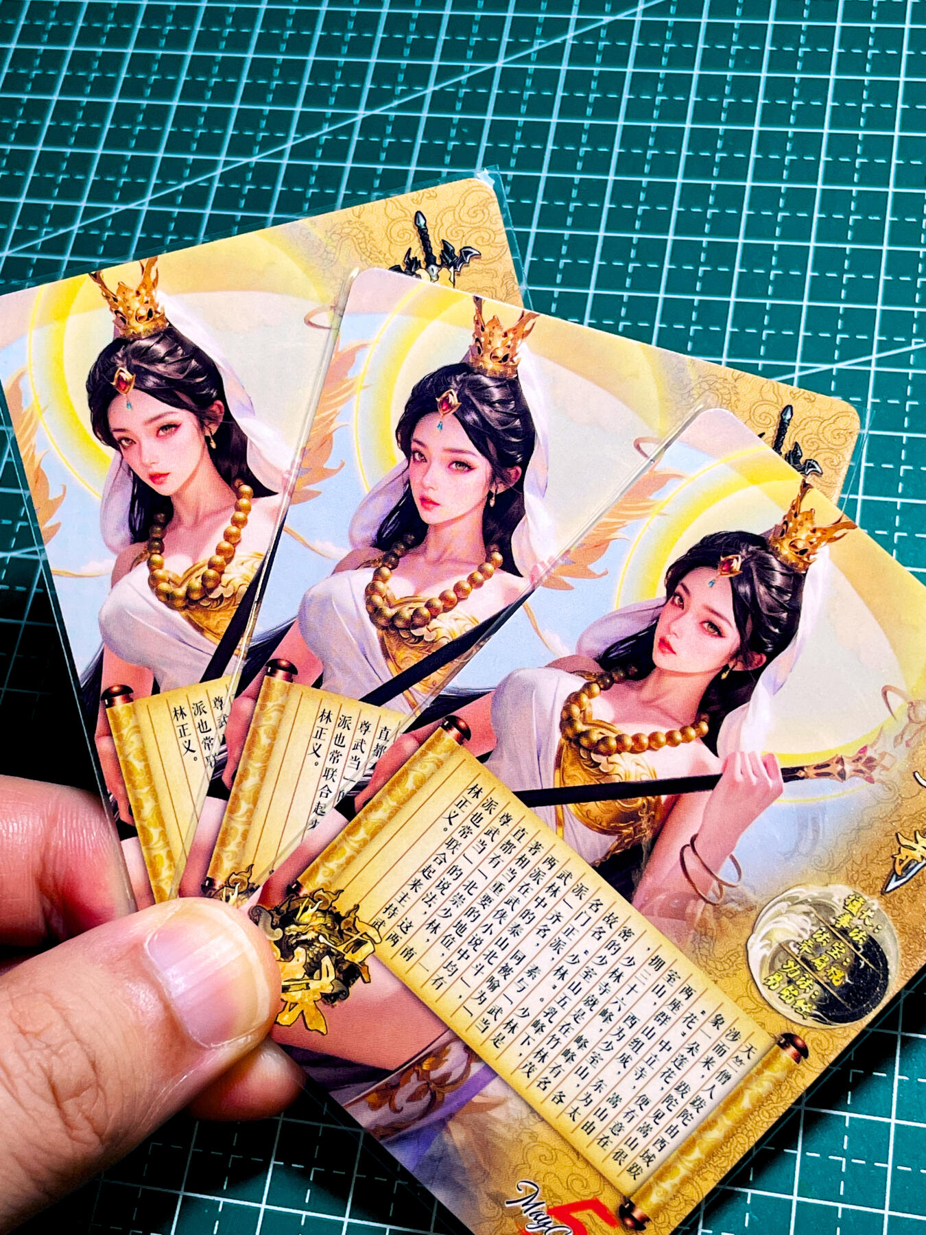 【关注参拍有赠卡】显眼宝31期  逝者如斯夫不舍昼夜 五月卡牌     原创五林系列卡   3建模   少林   共3张   粗闪精扣工艺  小卡尺寸  60*87