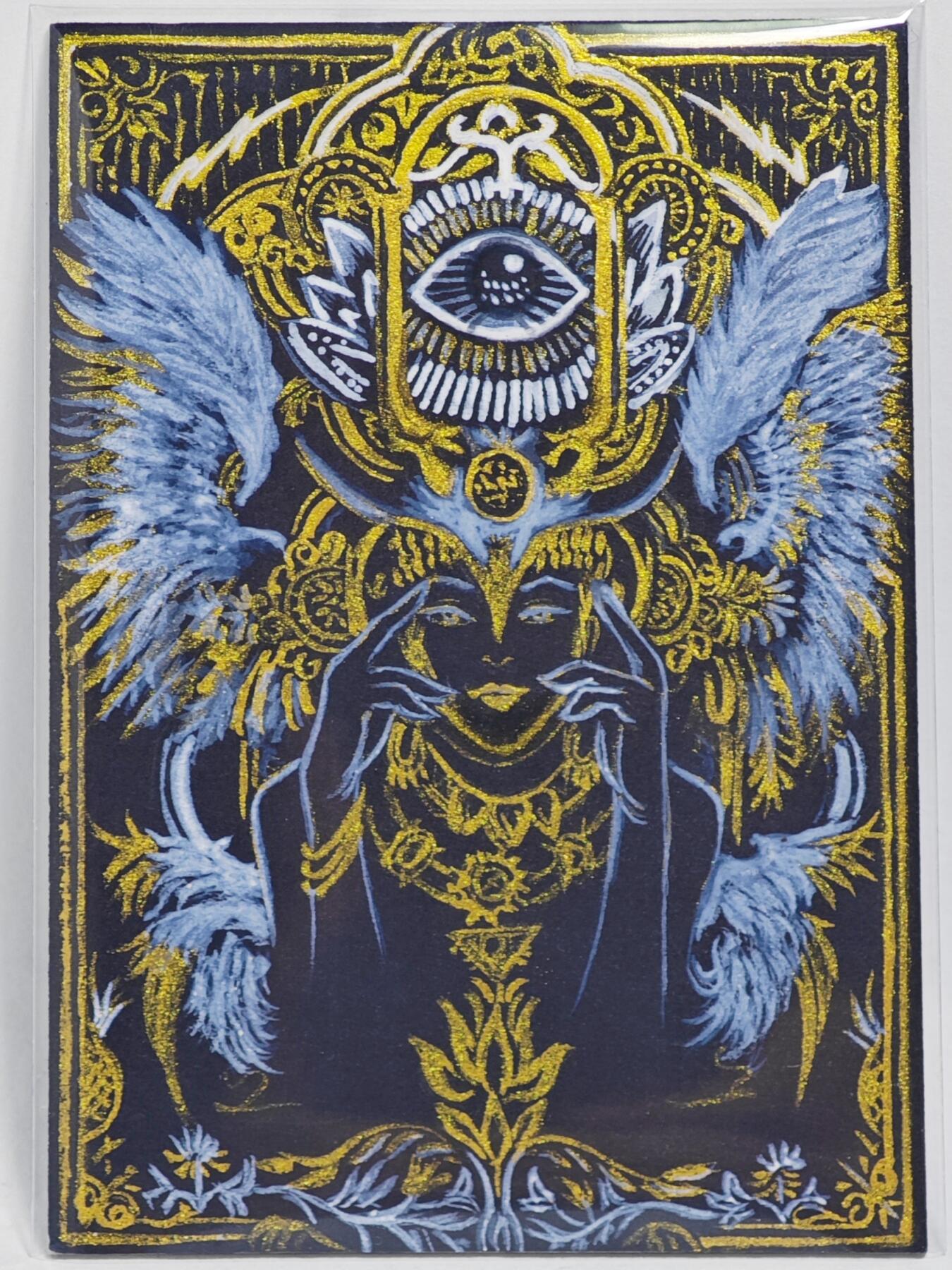 白泽拍卖卡牌手绘专场第24期（持续征集ING，白露暧秋色，月明清漏中）